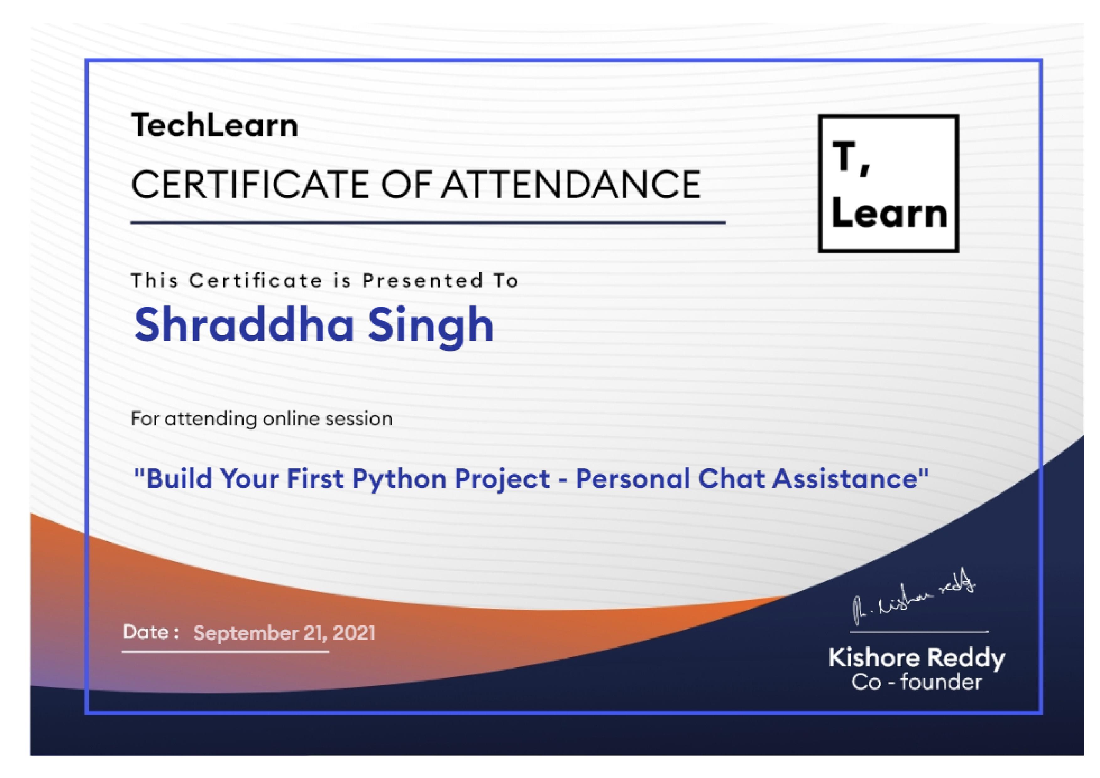 Portfolio Website|| Shraddha Singh